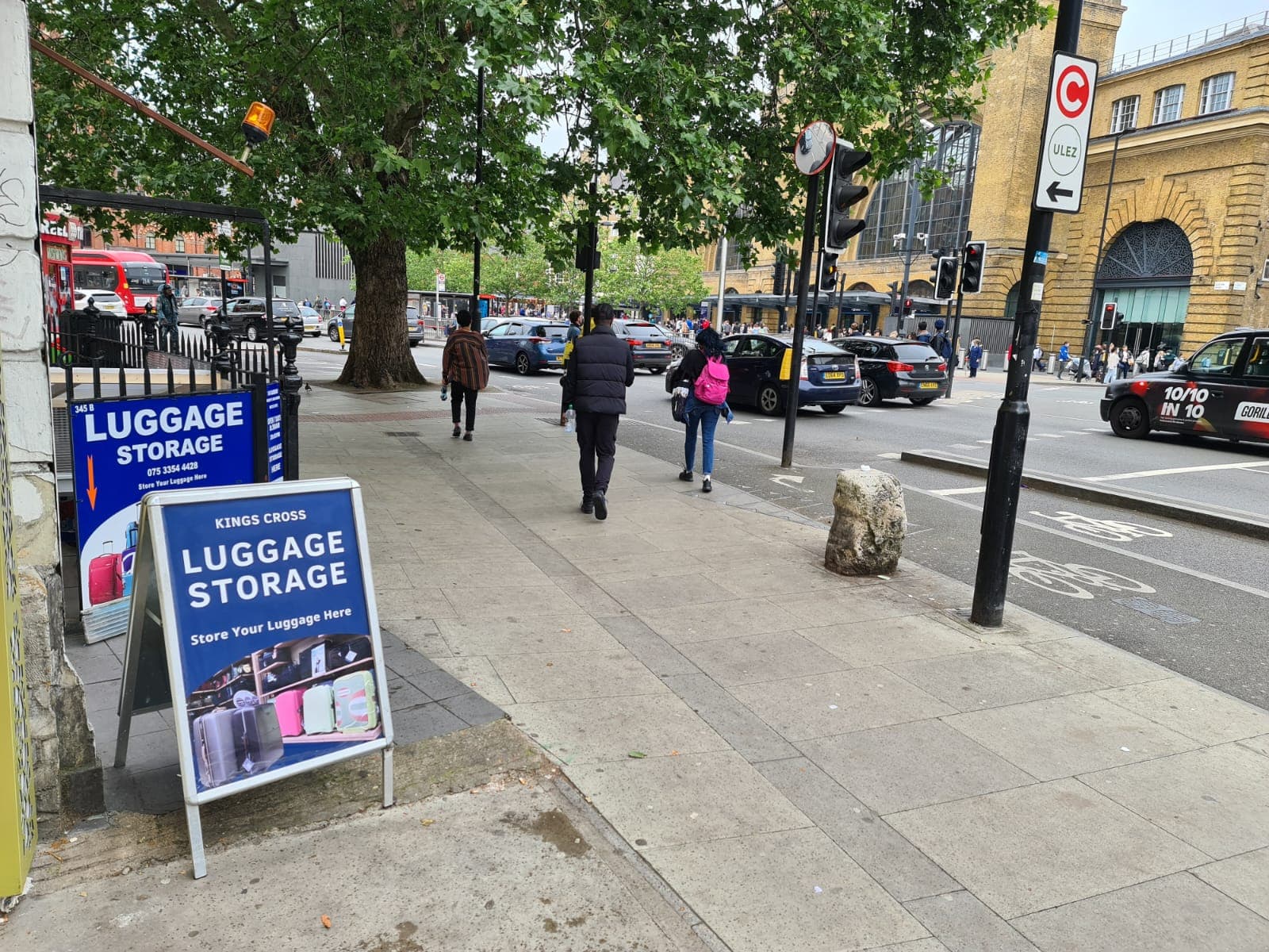 Luggage storage near Liverpool Station